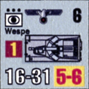 Panzer Grenadier Headquarters Library Unit: Germany Heer Wespe for Panzer Grenadier game series
