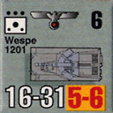 Panzer Grenadier Headquarters Library Unit: Germany Heer Wespe for Panzer Grenadier game series