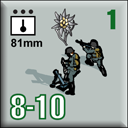 Panzer Grenadier Headquarters Library Unit: Germany Heer Mtn 81mm for Panzer Grenadier game series