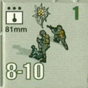 Panzer Grenadier Headquarters Library Unit: Germany Heer Mtn 81mm for Panzer Grenadier game series