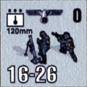 Panzer Grenadier Headquarters Library Unit: Germany Heer 120mm for Panzer Grenadier game series