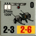 Panzer Grenadier Headquarters Library Unit: Germany Heer 37mm AT for Panzer Grenadier game series