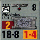 Panzer Grenadier Headquarters Library Unit: Germany Heer Wirbelwind for Panzer Grenadier game series