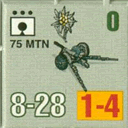 Panzer Grenadier Headquarters Library Unit: Germany Heer Mtn 75mm for Panzer Grenadier game series