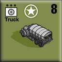 Panzer Grenadier Headquarters Library Unit: United States Army Truck for Panzer Grenadier game series