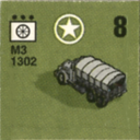 Panzer Grenadier Headquarters Library Unit: United States Army Truck for Panzer Grenadier game series