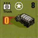 Panzer Grenadier Headquarters Library Unit: United States Army Truck for Panzer Grenadier game series