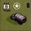 Panzer Grenadier Headquarters Library Unit: United States Army Truck for Panzer Grenadier game series