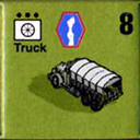 Panzer Grenadier Headquarters Library Unit: United States Army Truck for Panzer Grenadier game series