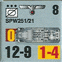 Panzer Grenadier Headquarters Library Unit: Germany Heer SPW-251/21 for Panzer Grenadier game series