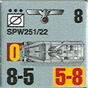 Panzer Grenadier Headquarters Library Unit: Germany Heer SPW-251/22 for Panzer Grenadier game series