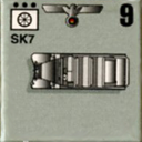 Panzer Grenadier Headquarters Library Unit: Germany Heer SdKfz-7 for Panzer Grenadier game series