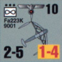 Panzer Grenadier Headquarters Library Unit: Germany Heer Fa-223k for Panzer Grenadier game series