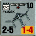 Panzer Grenadier Headquarters Library Unit: Germany Heer Fa-223k for Panzer Grenadier game series