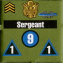 Panzer Grenadier Headquarters Library Unit: United States Army Sergeant for Panzer Grenadier game series