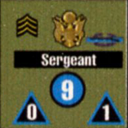 Panzer Grenadier Headquarters Library Unit: United States Army Sergeant for Panzer Grenadier game series