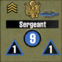Panzer Grenadier Headquarters Library Unit: United States Army Sergeant for Panzer Grenadier game series