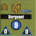 Panzer Grenadier Headquarters Library Unit: United States Army Sergeant for Panzer Grenadier game series