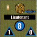 Panzer Grenadier Headquarters Library Unit: United States Army Lieutenant for Panzer Grenadier game series