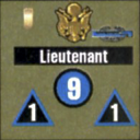 Panzer Grenadier Headquarters Library Unit: United States Army Lieutenant for Panzer Grenadier game series