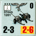 Panzer Grenadier Headquarters Library Unit: Germany Luftwaffe 37mm for Panzer Grenadier game series