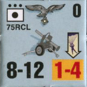 Panzer Grenadier Headquarters Library Unit: Germany Luftwaffe 75 RCL for Panzer Grenadier game series