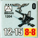 Panzer Grenadier Headquarters Library Unit: Germany Luftwaffe 88mm for Panzer Grenadier game series