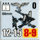 Panzer Grenadier Headquarters Library Unit: Germany Luftwaffe 88mm for Panzer Grenadier game series