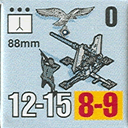 Panzer Grenadier Headquarters Library Unit: Germany Luftwaffe 88mm for Panzer Grenadier game series