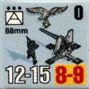 Panzer Grenadier Headquarters Library Unit: Germany Luftwaffe 88mm for Panzer Grenadier game series