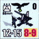 Panzer Grenadier Headquarters Library Unit: Germany Luftwaffe 88mm for Panzer Grenadier game series