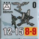 Panzer Grenadier Headquarters Library Unit: Germany Luftwaffe 88mm for Panzer Grenadier game series