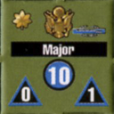 Panzer Grenadier Headquarters Library Unit: United States Army Major for Panzer Grenadier game series