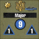 Panzer Grenadier Headquarters Library Unit: United States Army Major for Panzer Grenadier game series