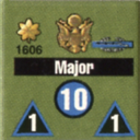 Panzer Grenadier Headquarters Library Unit: United States Army Major for Panzer Grenadier game series