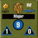 Panzer Grenadier Headquarters Library Unit: United States Army Major for Panzer Grenadier game series