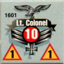 Panzer Grenadier Headquarters Library Unit: Germany Luftwaffe Lt. Colonel for Panzer Grenadier game series