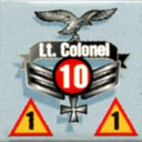 Panzer Grenadier Headquarters Library Unit: Germany Luftwaffe Lt. Colonel for Panzer Grenadier game series