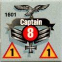 Panzer Grenadier Headquarters Library Unit: Germany Luftwaffe Captain for Panzer Grenadier game series