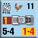 Panzer Grenadier Headquarters Library Unit: France Armée de Terre P178 for Panzer Grenadier game series