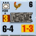 Panzer Grenadier Headquarters Library Unit: France Armée de Terre H39 for Panzer Grenadier game series