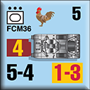 Panzer Grenadier Headquarters Library Unit: France Armée de Terre FCM36 for Panzer Grenadier game series