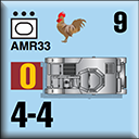 Panzer Grenadier Headquarters Library Unit: France Armée de Terre AMR33 for Panzer Grenadier game series