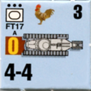 Panzer Grenadier Headquarters Library Unit: France Armée de Terre Ft17 for Panzer Grenadier game series