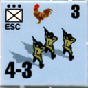 Panzer Grenadier Headquarters Library Unit: France Armée de Terre ESC for Panzer Grenadier game series