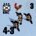 Panzer Grenadier Headquarters Library Unit: France Armée de Terre ESC for Panzer Grenadier game series