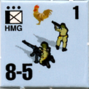 Panzer Grenadier Headquarters Library Unit: France Armée de Terre HMG for Panzer Grenadier game series