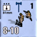 Panzer Grenadier Headquarters Library Unit: France Armée de Terre 81mm for Panzer Grenadier game series