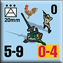 Panzer Grenadier Headquarters Library Unit: France Armée de Terre 20mm for Panzer Grenadier game series