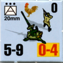 Panzer Grenadier Headquarters Library Unit: France Armée de Terre 20mm for Panzer Grenadier game series